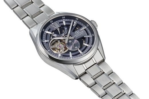 149-RE-AV0138V00B Reloj Orient Star automático para hombre modelo Modern Skeleton – esfera gris sumergible 100 metros (10atm) cristal zafiro anti-reflejante