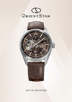 149-RE-AV0139Y00B Reloj Orient Star automático de hombre, cristal zafiro anti-reflejos, segundero, reserva de carga 50H, resistencia al agua 100 metros (10atm)