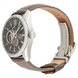 149-RE-AV0139Y00B Reloj Orient Star automático de hombre, cristal zafiro anti-reflejos, segundero, reserva de carga 50H, resistencia al agua 100 metros (10atm)