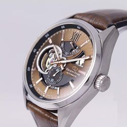 149-RE-AV0139Y00B Reloj Orient Star automático de hombre, cristal zafiro anti-reflejos, segundero, reserva de carga 50H, resistencia al agua 100 metros (10atm)