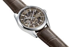 149-RE-AV0139Y00B Reloj Orient Star automático de hombre, cristal zafiro anti-reflejos, segundero, reserva de carga 50H, resistencia al agua 100 metros (10atm)