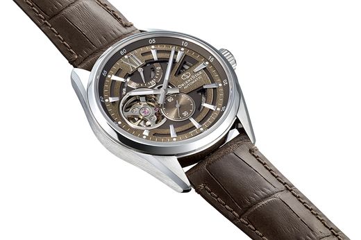 149-RE-AV0139Y00B Reloj Orient Star automático de hombre, cristal zafiro anti-reflejos, segundero, reserva de carga 50H, resistencia al agua 100 metros (10atm)