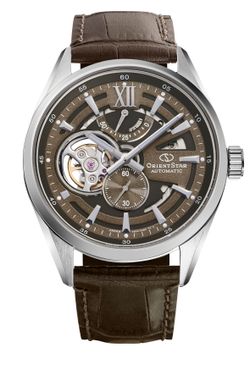 149-RE-AV0139Y00B Reloj Orient Star automático de hombre, cristal zafiro anti-reflejos, segundero, reserva de carga 50H, resistencia al agua 100 metros (10atm)