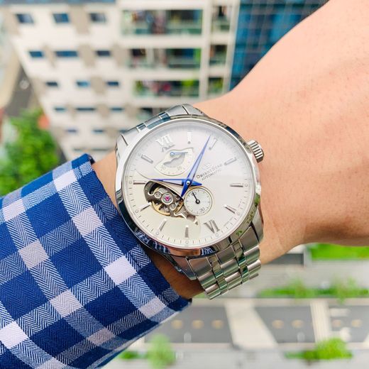 149-RE-AV0B01S00B Reloj Orient Star de hombre automático acero inoxidable 316L cristal zafiro anti-reflejante resistencia al agua 100 metros (10atm)