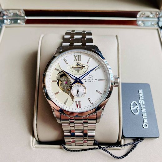149-RE-AV0B01S00B Reloj Orient Star de hombre automático acero inoxidable 316L cristal zafiro anti-reflejante resistencia al agua 100 metros (10atm)