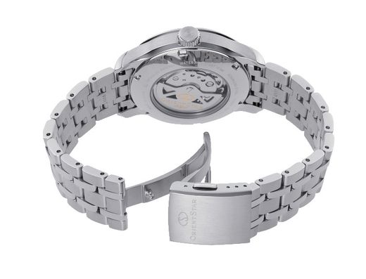 149-RE-AV0B01S00B Reloj Orient Star de hombre automático acero inoxidable 316L cristal zafiro anti-reflejante resistencia al agua 100 metros (10atm)