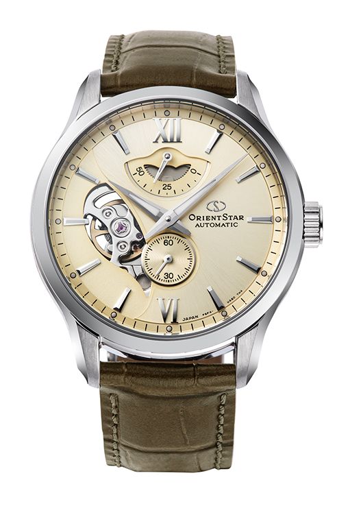 149-RE-AV0B10G00B Reloj Orient Star automático de hombre Semi skeleton Reserva de carga 50H Resistencia al agua 100 metros