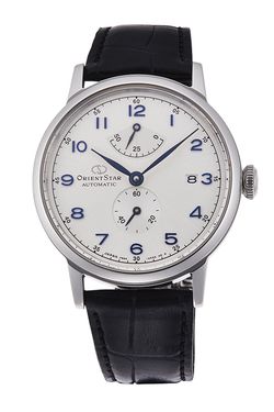 149-RE-AW0004S00B Reloj Orient Star automático de hombre, cristal zafiro, reserva de carga 50h, resistente al agua 50 metros (5atm) correa de piel