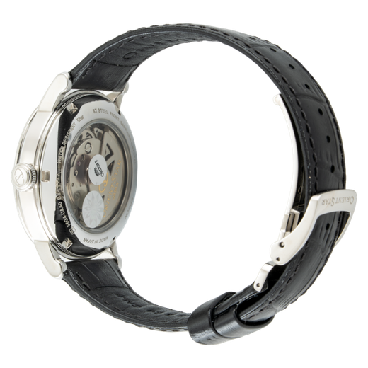 149-RE-AW0004S00B Reloj Orient Star automático de hombre, cristal zafiro, reserva de carga 50h, resistente al agua 50 metros (5atm) correa de piel