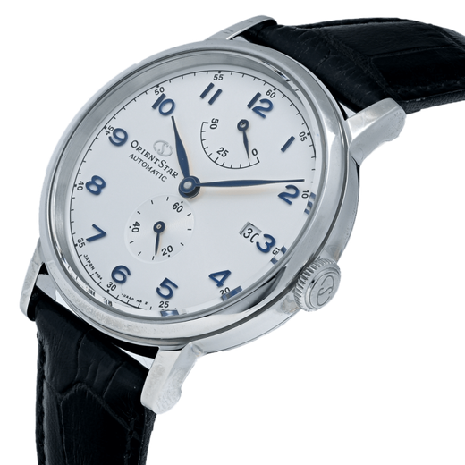 149-RE-AW0004S00B Reloj Orient Star automático de hombre, cristal zafiro, reserva de carga 50h, resistente al agua 50 metros (5atm) correa de piel