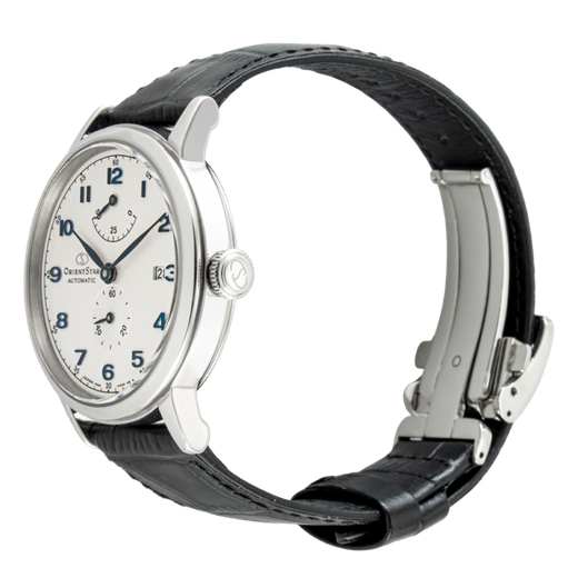 149-RE-AW0004S00B Reloj Orient Star automático de hombre, cristal zafiro, reserva de carga 50h, resistente al agua 50 metros (5atm) correa de piel