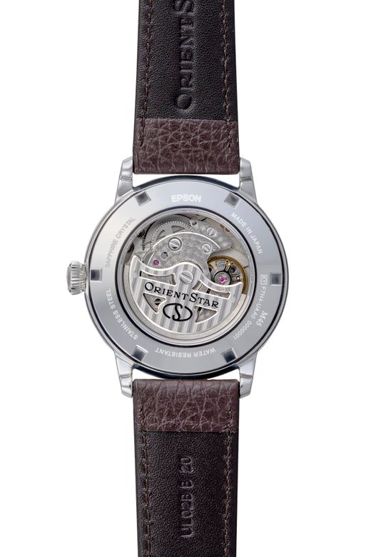 149-RE-BS0001E00B M45 F7 Small Second – esfera verde, reloj Orient Star mecánico o automático para hombre de vestir compacto y elegante