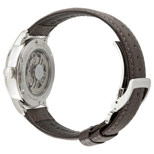 149-RE-BS0001E00B M45 F7 Small Second – esfera verde, reloj Orient Star mecánico o automático para hombre de vestir compacto y elegante