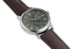 149-RE-BS0001E00B M45 F7 Small Second – esfera verde, reloj Orient Star mecánico o automático para hombre de vestir compacto y elegante