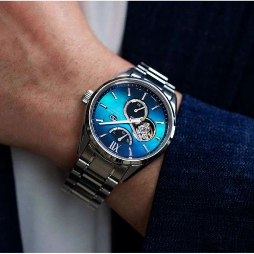 149-RE-BY0004A00B Reloj Orient Star automático de hombre acero inoxidable 316L sumergible a 100 metros