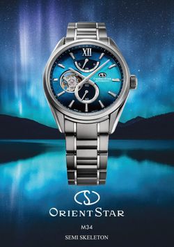 149-RE-BY0004A00B Reloj Orient Star automático de hombre acero inoxidable 316L sumergible a 100 metros