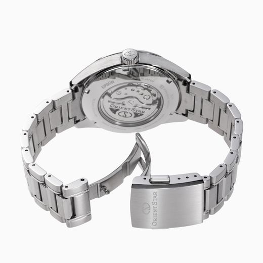 149-RE-BY0005A00B Reloj Orient Star hombre automático esfera verde Reserva de carga 50H Resistencia al agua 100 metros (10atm)