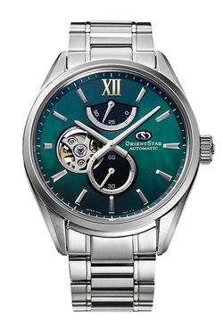 149-RE-BY0005A00B Reloj Orient Star hombre automático esfera verde Reserva de carga 50H Resistencia al agua 100 metros (10atm)