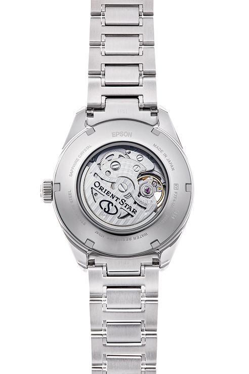 149-RE-BY0005A00B Reloj Orient Star hombre automático esfera verde Reserva de carga 50H Resistencia al agua 100 metros (10atm)