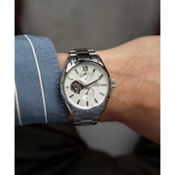 149-RE-BY0011S00B Reloj Orient Star automático de hombre acero 316L cristal zafiro anti-reflejos resistente al agua 100metros (10atm) reserva de carga 50H
