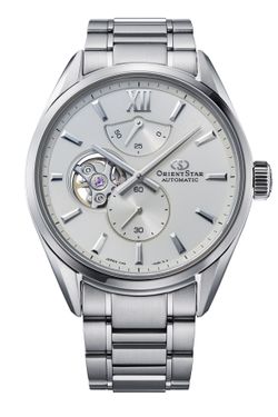 149-RE-BY0011S00B Reloj Orient Star automático de hombre acero 316L cristal zafiro anti-reflejos resistente al agua 100metros (10atm) reserva de carga 50H