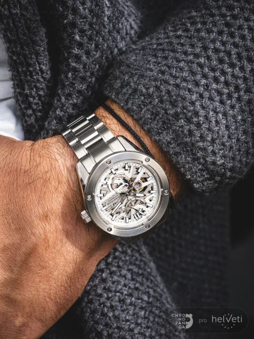 Reloj Orient Star automático de hombre 149-RE-BZ0001S00B Skeleton cristal zafiro anti-reflejante