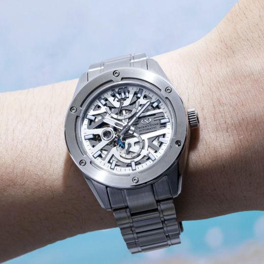 Reloj Orient Star automático de hombre 149-RE-BZ0001S00B Skeleton cristal zafiro anti-reflejante