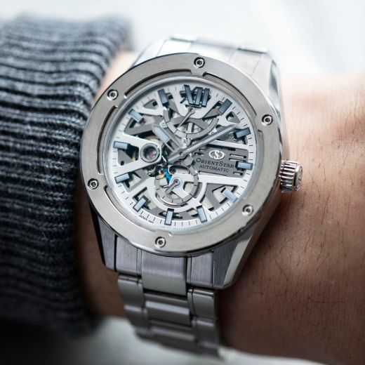 Reloj Orient Star automático de hombre 149-RE-BZ0001S00B Skeleton cristal zafiro anti-reflejante