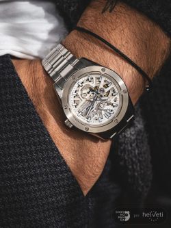 Reloj Orient Star automático de hombre 149-RE-BZ0001S00B Skeleton cristal zafiro anti-reflejante