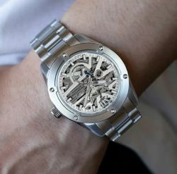 Reloj Orient Star automático de hombre 149-RE-BZ0001S00B Skeleton cristal zafiro anti-reflejante