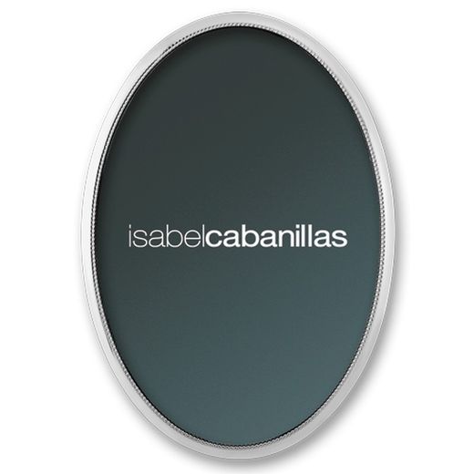 111-Marco plata de ley ovalado colección perlas elegante Isabel Cabanillas