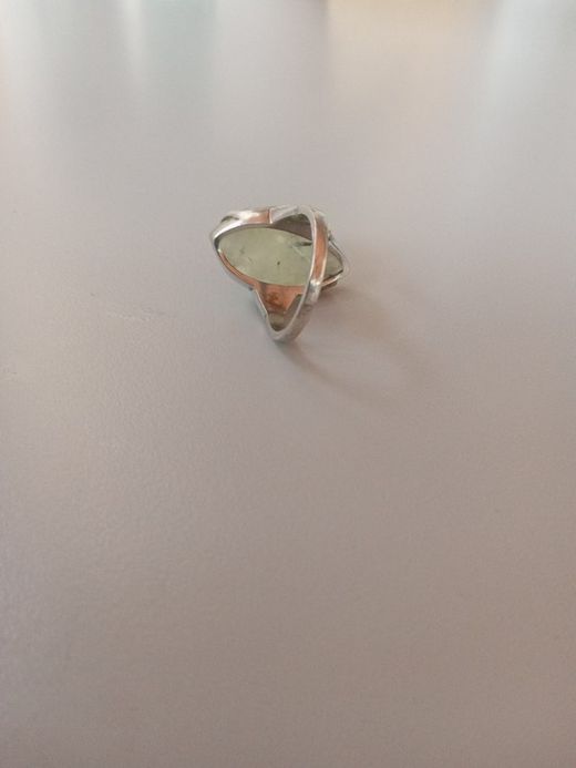 21-42 Anillo elegante de plata, oro y cuarzo para mujer