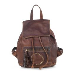 ACC81 Mochila Plata de Palo estilo bolso con borlón — Joyeria Pont