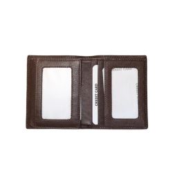 ACS037M Cartera Plata de Palo de Hombre Soares de piel marrón moderna y funcional