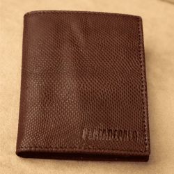 ACS037M Cartera Plata de Palo de Hombre Soares de piel marrón moderna y funcional