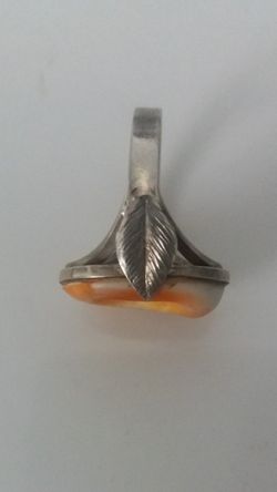 Anillo en plata de ley 925 con Piedra de Sol
