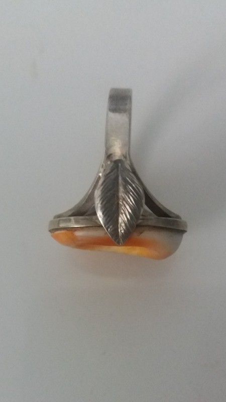 Anillo en plata de ley 925 con Piedra de Sol