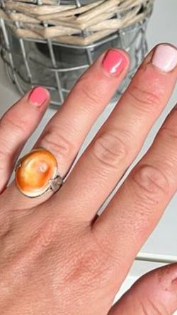 Anillo en plata de ley 925 con Piedra de Sol