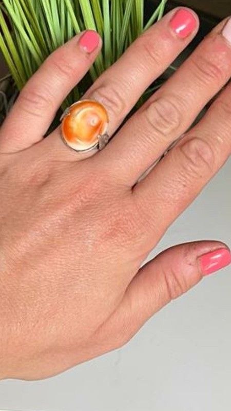 Anillo en plata de ley 925 con Piedra de Sol