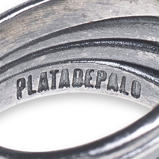 WR101X Anillo Plata de Palo mujer de plata 925 con circonitas blancas, esta exquisita pieza de alta joyería es de estilo con diseño único y refinado