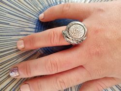SCOE050 Anillo Just Cavalli en acero y circonitas mujer