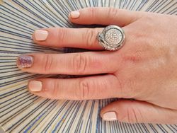 SCOE050 Anillo Just Cavalli en acero y circonitas mujer