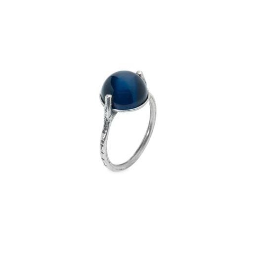 Anillo Plata de Palo Mujer Basilian con piedra natural