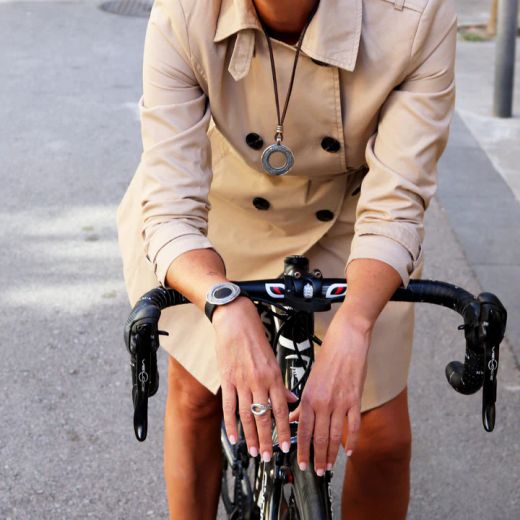 WR158X Anillo Plata de Palo para Mujer modelo Tetsu en plata de ley 925