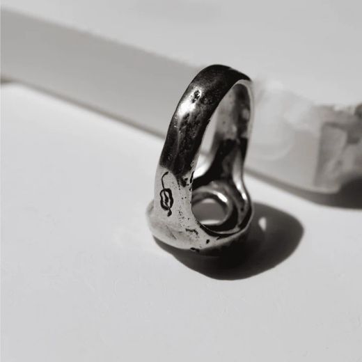 WR158X Anillo Plata de Palo para Mujer modelo Tetsu en plata de ley 925