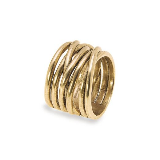 MR005G Anillo Plata de Palo colección Ovello para hombre plata de ley