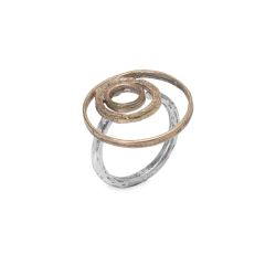 WR188X Anillo Plata de Palo Mujer Palawan de bronce y plata de ley 925