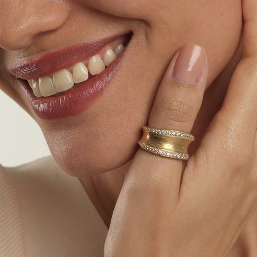WR085X Anillo Plata de Palo modelo Rosalía para mujer