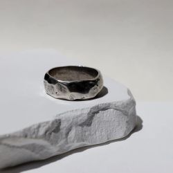 MR027X Anillo Plata de Plao hombre colección Fuyu de plata y bronce Live Life