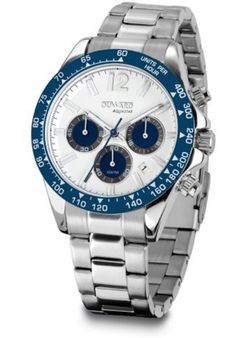 D95539.01 Reloj DUWARD de hombre modelo Aquastar Daytona crono sport acero inoxidable 316L